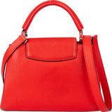 Louis Vuitton Rouge Taurillon Capucines BB Handbag