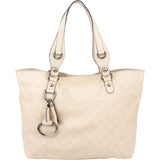 Gucci Leather GG Monogram Horsebit Handbag