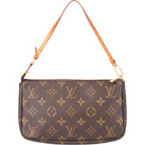 Louis Vuitton Canvas Monogram Pochette Accessoire Handbag