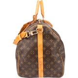Louis Vuitton Canvas Monogram Keepall 55 Bandouliere