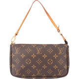 Louis Vuitton Canvas Monogram Pochette Accessoire Handbag