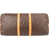 Louis Vuitton Canvas Monogram Keepall 55 Bandouliere
