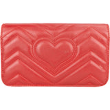 Gucci Quilted Leather GG Flap Crossbody Bag