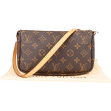 Louis Vuitton Canvas Monogram Pochette Accessoire Crossbody Bag