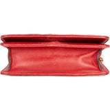 Gucci Quilted Leather GG Flap Crossbody Bag