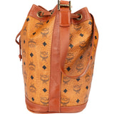MCM Visetos Monogram Bucket Crossbody Bag
