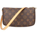 Louis Vuitton Canvas Monogram Pochette Accessoire Crossbody Bag