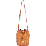 MCM Visetos Monogram Bucket Crossbody Bag
