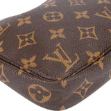 Louis Vuitton Canvas Monogram Pochette Accessoire Handbag