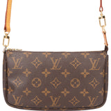 Louis Vuitton Canvas Monogram Pochette Accessoire Crossbody Bag