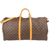 Louis Vuitton Canvas Monogram Keepall 60 Bandouliere