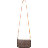 Louis Vuitton Canvas Monogram Pochette Accessoire Crossbody Bag
