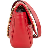 Gucci Quilted Leather Marmont GG Crossbody Bag