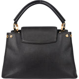 Louis Vuitton Noir Taurillon Pins Capucines PM Handbag