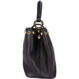 Louis Vuitton Noir Taurillon Pins Capucines PM Handbag