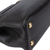 Louis Vuitton Noir Taurillon Pins Capucines PM Handbag