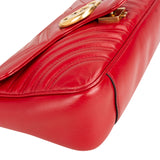 Gucci Quilted Leather Marmont GG Crossbody Bag