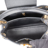 Louis Vuitton Noir Taurillon Pins Capucines PM Handbag