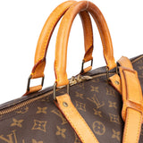 Louis Vuitton Canvas Monogram Keepall 55 Bandouliere