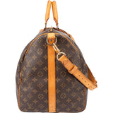 Louis Vuitton Canvas Monogram Keepall 55 Bandouliere