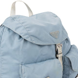 Prada Baby Blue Nylon Triangle Backpack