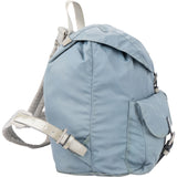 Prada Baby Blue Nylon Triangle Backpack