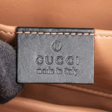 Gucci Black Leather Queen Margaret Bee Shoulder Bag