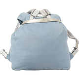 Prada Baby Blue Nylon Triangle Backpack