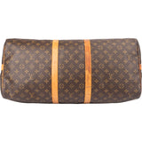Louis Vuitton Canvas Monogram Keepall 55 Bandouliere
