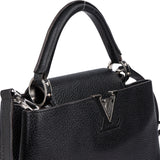 Louis Vuitton Noir Taurillon Capucines BB Handbag