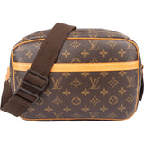 Louis Vuitton Canvas Monogram Reporter PM Crossbody Bag