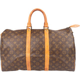 Louis Vuitton Canvas Monogram Keepall 45