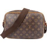 Louis Vuitton Canvas Monogram Reporter PM Crossbody Bag