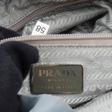 Prada Baby Blue Nylon Triangle Backpack