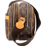 Louis Vuitton Canvas Monogram Reporter PM Crossbody Bag