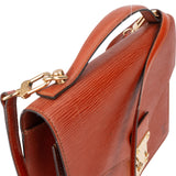 Louis Vuitton Cognac Epi Leather Monceau Handbag