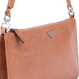 Prada Rose Leather Nano Triangle Handbag