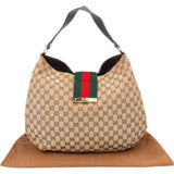 Gucci GG Monogram Sherry Line Hobo Bag