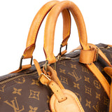 Louis Vuitton Canvas Monogram Keepall 55 Bandouliere