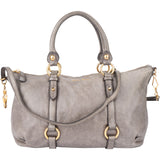 Miu Miu Grey Leather City Handbag