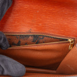 Louis Vuitton Cognac Epi Leather Monceau Handbag