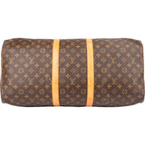 Louis Vuitton Canvas Monogram Keepall 55 Bandouliere