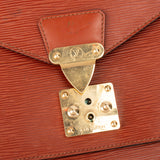 Louis Vuitton Cognac Epi Leather Monceau Handbag