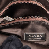 Prada Rose Leather Nano Triangle Handbag