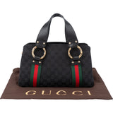Gucci GG Monogram Bamboo Handbag