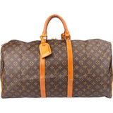 Louis Vuitton Canvas Monogram Keepall 55