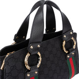 Gucci GG Monogram Bamboo Handbag