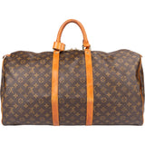 Louis Vuitton Canvas Monogram Keepall 55