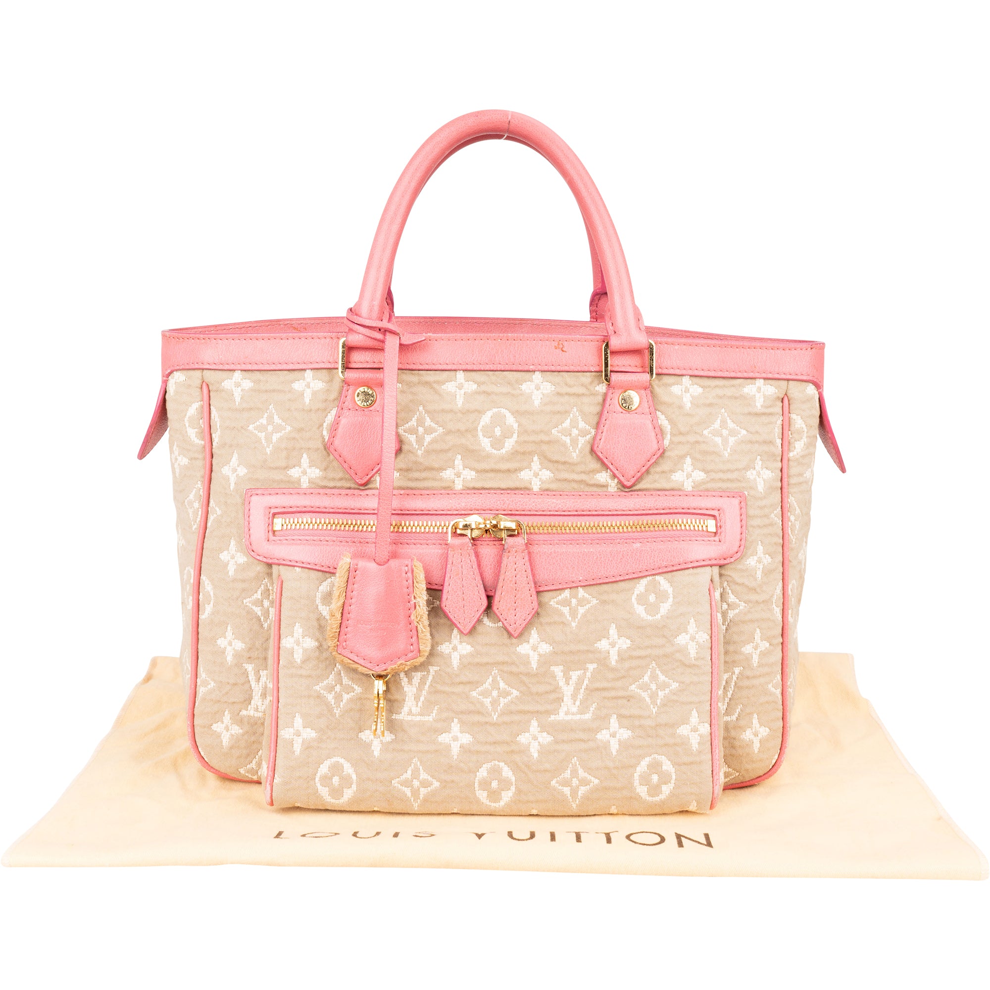 Louis Vuitton Denim Monogram Sabbia Handbag - vintageandkickz