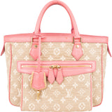 Louis Vuitton Denim Monogram Sabbia Handbag - vintageandkickz